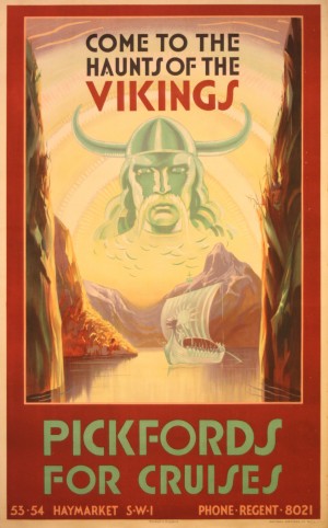 Cruise Ship Art Deco travel poster